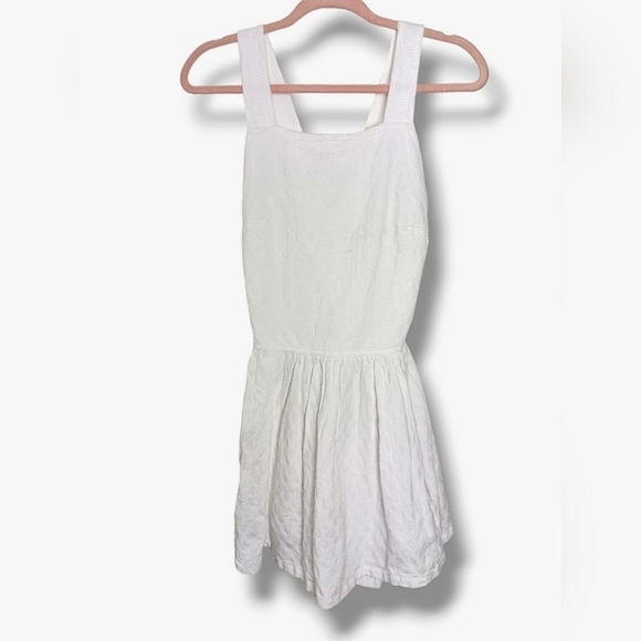 NEW Free People free-est Va Va Volume Mini Dress in White - Picture 5 of 8